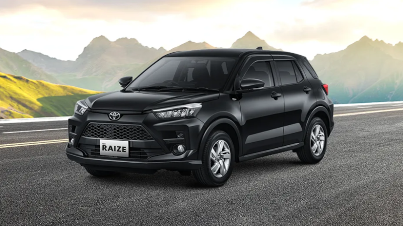 mobil toyota raize 2 toyota raize tampak depan